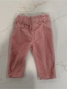 Pink Corduroy Baby Pants